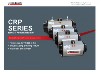 CRP Series – Rack & Pinion Actuator