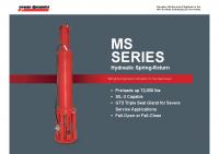 MS Series – Spring-Return Hydraulic Valve Actuator