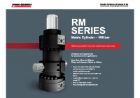 RM Series – Hydraulic Mill-Type Cylinder: 250 bar (Metric)