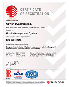 Certificate of Registration Document