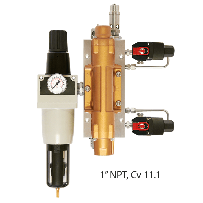 pneumatic manifold valve actuator control