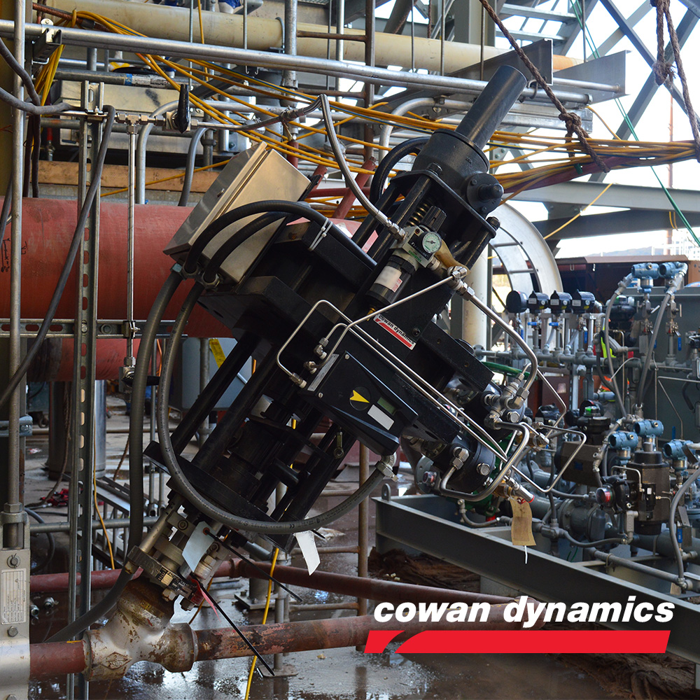 Système de vannes d'urgence et de sauvegarde, pour l'automatisation à  distance des vannes - Cowan Dynamics