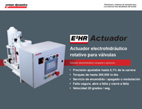 Serie E2HR | Actuador electrohidráulico rotativo para válvulas