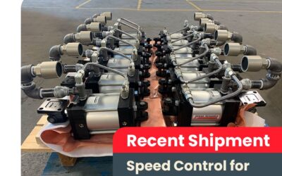 Pneumatic Linear Actuators for Speed Control on Check Valves