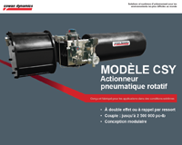 MODÈLE CSY – Actionneur pneumatique rotatif