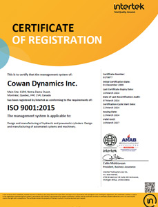 Certificate of Registration Document