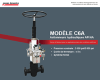 MODELE C6A – Actionneurs hydrauliques API 6A