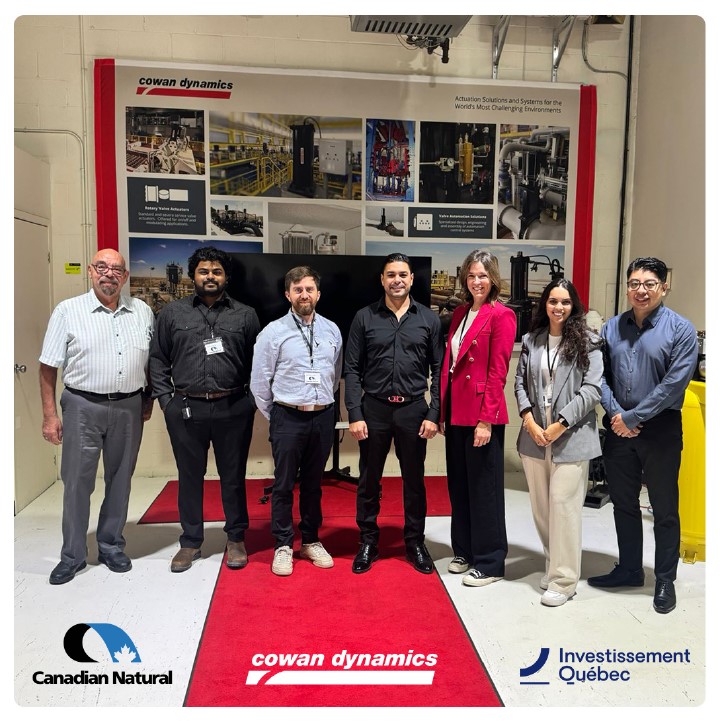 Cowan Dynamics Hosts CNRL and Investissement Quebec in Montreal