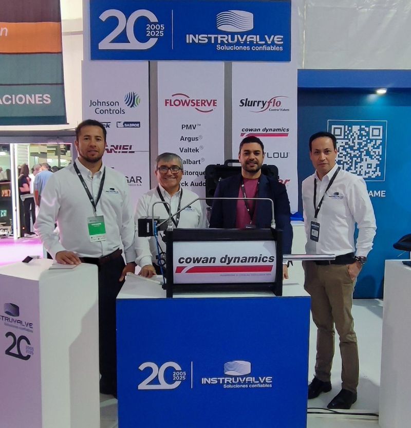 expomin trade show with instruvalve chile 2025
